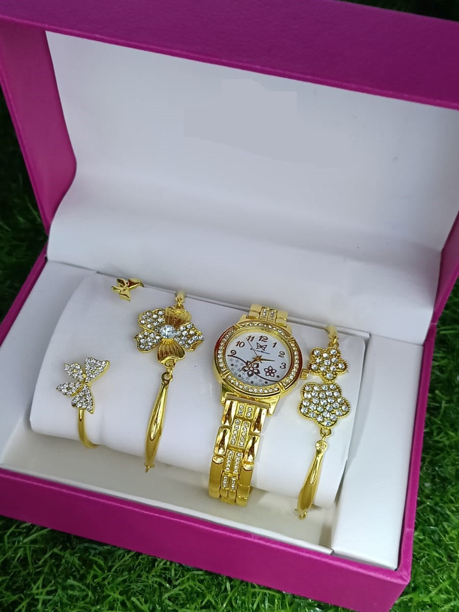 Celeste Jewels Women Watch Set