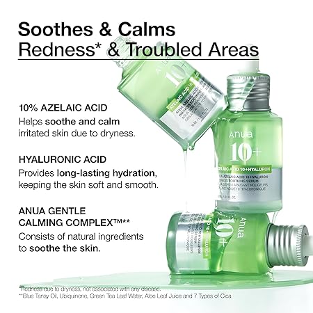 Anua - Azelaic Acid 10 + Hyaluron Redness Soothing Serum (Original)