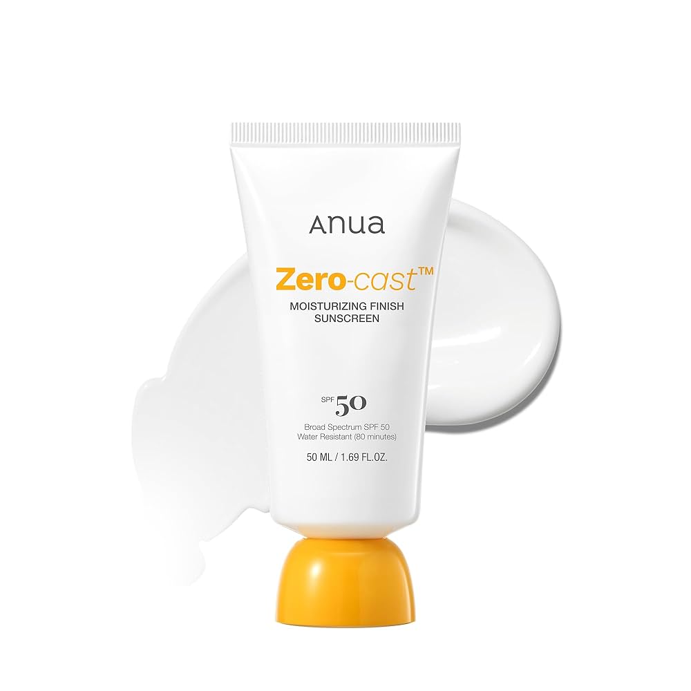 Anua - Zero-Cast Moisturizing Sunscreen SPF 50+ (Original)