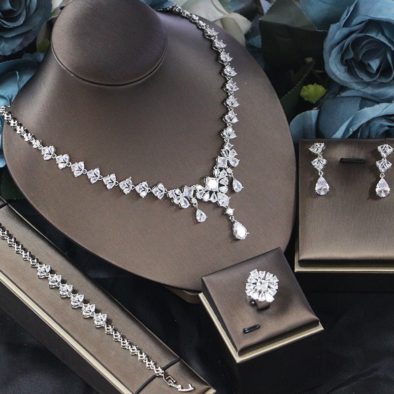 Women's Fashion Personalized Zircon Ornament set