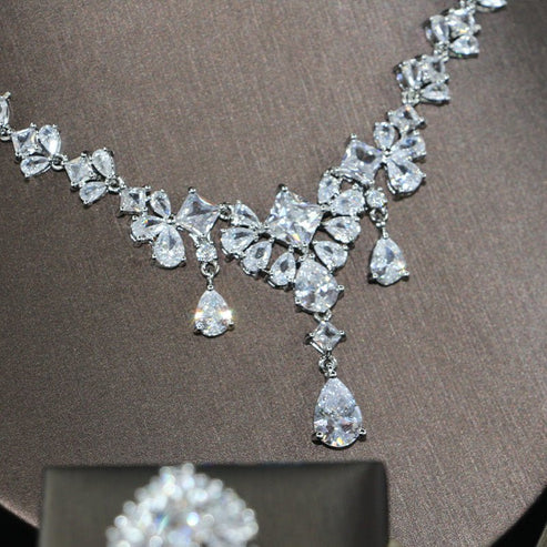 Women's Fashion Personalized Zircon Ornament set